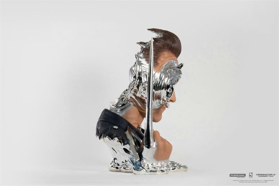 MCSlots Terminator 2 T-1000 Painted Art Mask Deluxe Edition 1:1 Scale PA006TE2