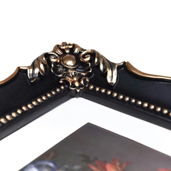 Maison des Cadeaux Victorian Ornate Photo Frame (8x10, Black)