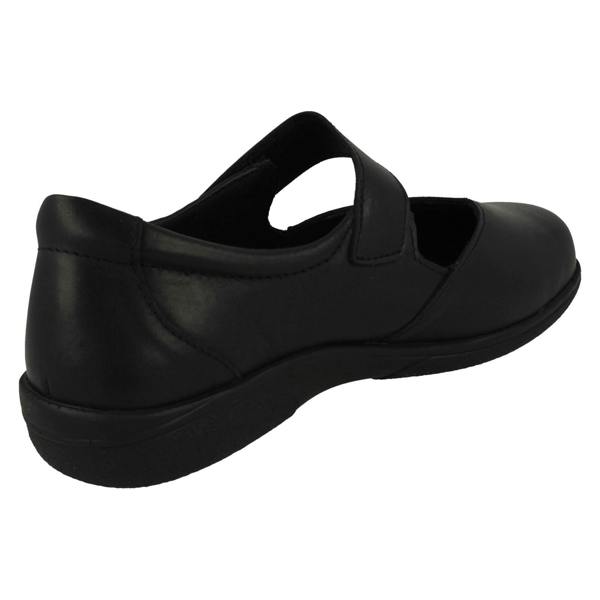 DB Shoes Ladies DB Shoes 2V Fitting Mary Jane Style Shoes Gull