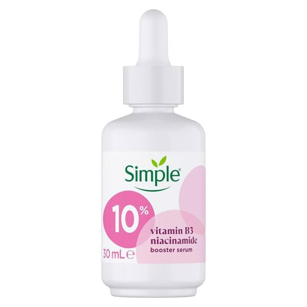 Simple 10% Niacinamide Serum Vitamin B3 Booster Brightening Skin, 30ml