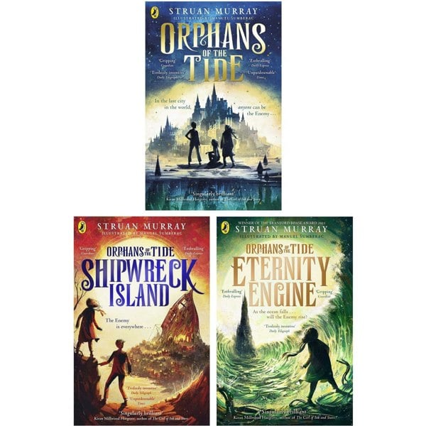 Orphans of the Tide Series 3 Book Set by Struan Murray Orphans of the Tide, Shipwreck Island & Eternity Engine