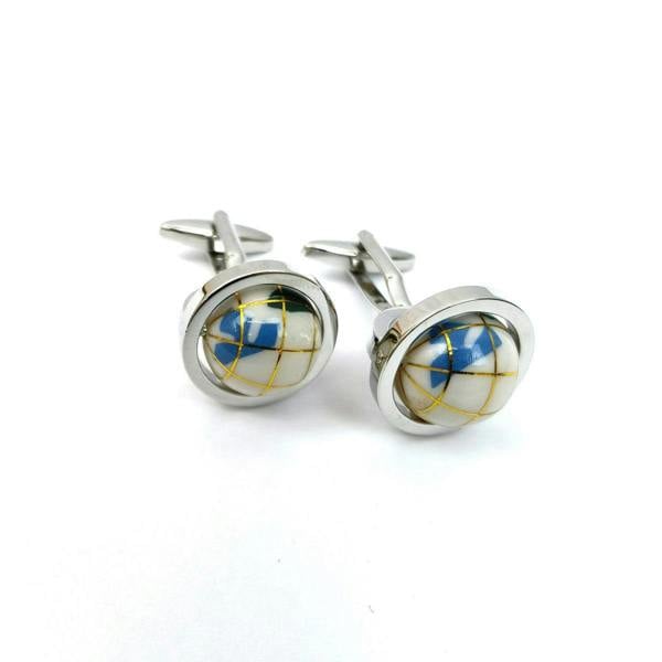 Cream Globe Cufflinks