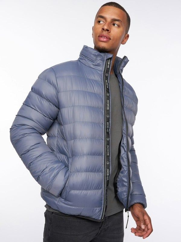 Duck and Cover Sheemy Padded Jacket Denim Blue