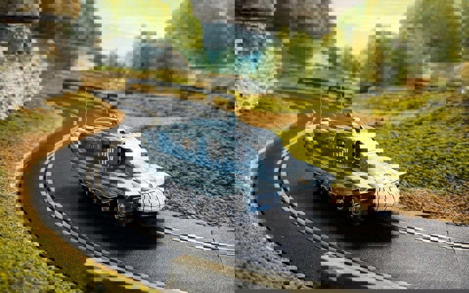 Scalextric Spectrum Pursuit Vehicle SPV Captain Scarlett 1:32 Scale Scalextric C4605