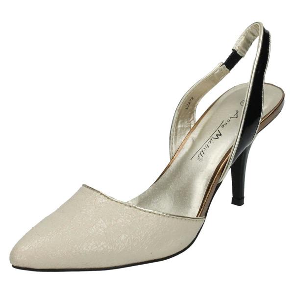 Anne Michelle Ladies Anne Michelle Slingback Court Shoe