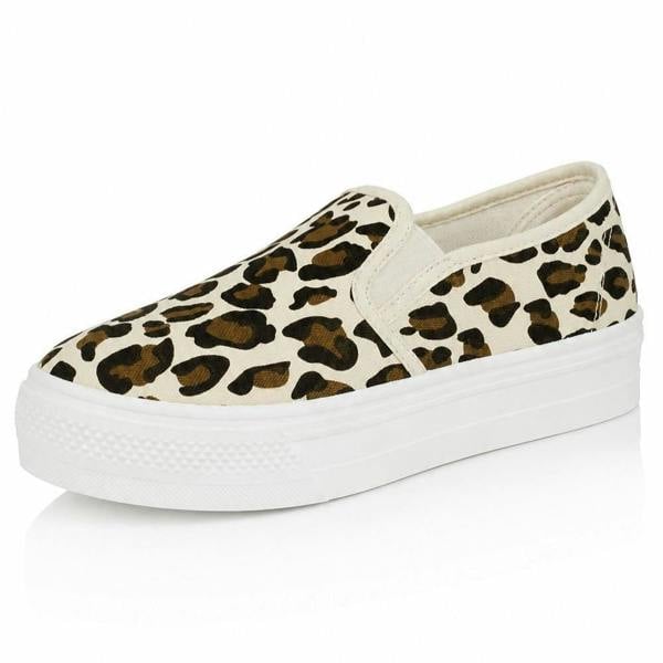 Spot On Ladies Spot On Slip On Pump Shoes F80557