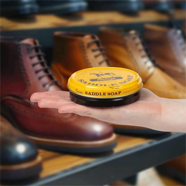 Fiebing's Saddle Soap Cleaner - Portable Leather Cleaning 3oz