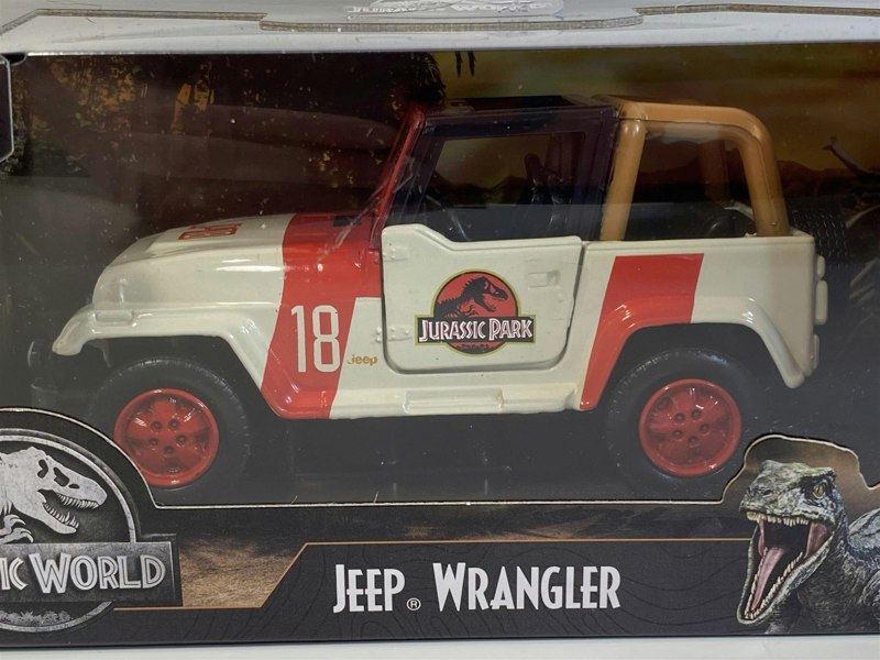 jurassic world jeep wrangler 1:32 scale jada 2019