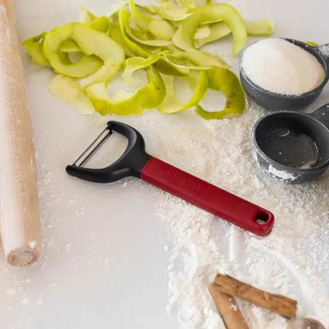 KitchenAid Y-Peeler, Empire Red, 17.5cm