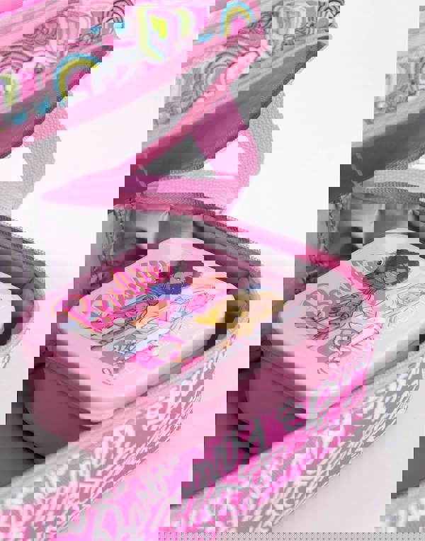 Barbie Girls Pink Stronger Together Lunch Bag Bottle and Snack Pot (One Size)