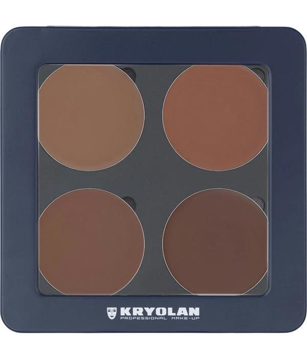 Kryolan Sculpt & Glow Palette 4 Colors