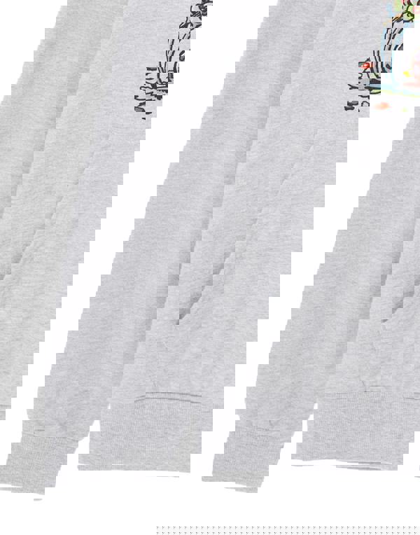 SpongeBob SquarePants Mens Grey Artistic Gary Hoodie