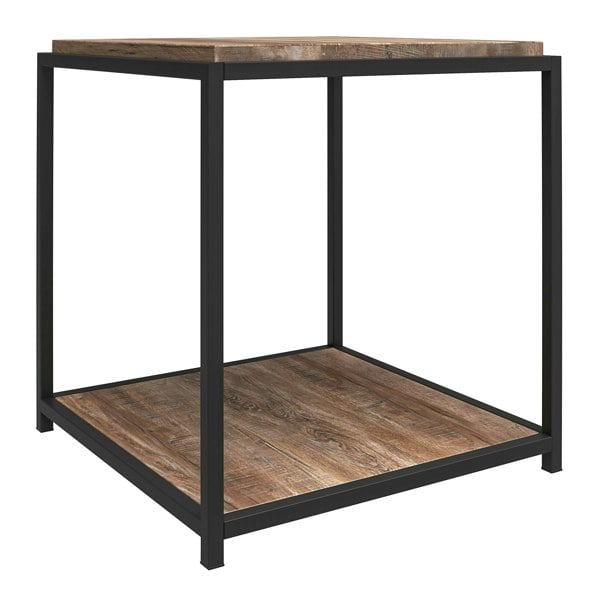 Dorel Home Quincy End Table Weathered Oak