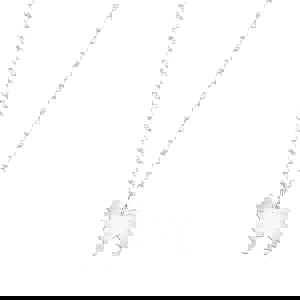 Leonberger Silhouette Silver Necklace - Personalised - MYLEE London