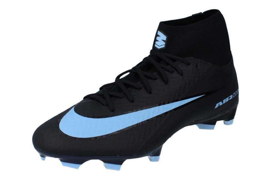 Nike Zoom Superfly 10 Academy Fg/Mg Mens Football Boots Fq1456 Soccer Cleats  001 - Black Ice Blue 001 - Photo 0