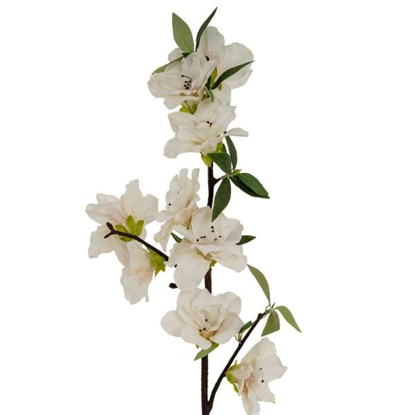 Hill Interiors Large Bloom Artificial Flower Spray - White - 