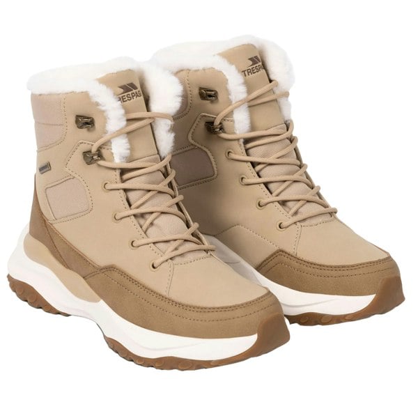 Trespass Womens Nadine Snow Boots - Ecru
