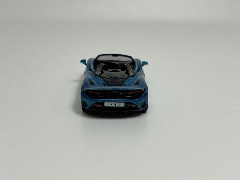 Mini GT McLaren 750S Spider Belize Blue LHD 1:64 Scale MGT00812L