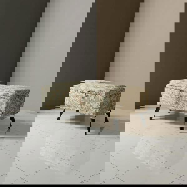 High - Quality Padded Ottoman Box for Organized Homes – Multi - Purpose Footstool & Seat with Hidden Storage - ISTOOLS