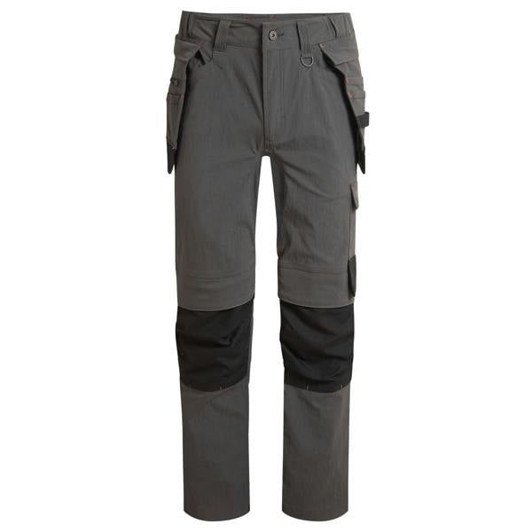 Craghoppers Mens Sheffield Holster Stretch Work Trousers - Carbon Grey/Black - 