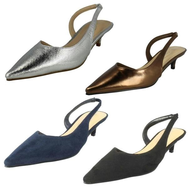 Spot On Ladies Spot On Slip On Evening Shoes F00490