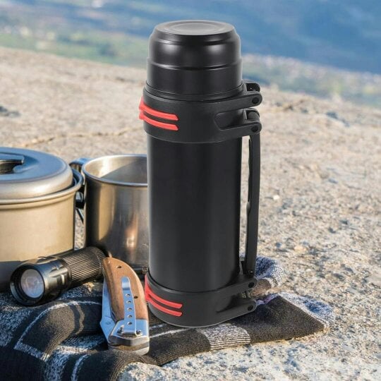 Havendro Thermos Flask with 2 Cups Handle for Camping