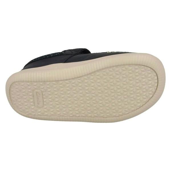 Clarks Girls Clarks Casual T-Bar Shoes Cloud Rosa