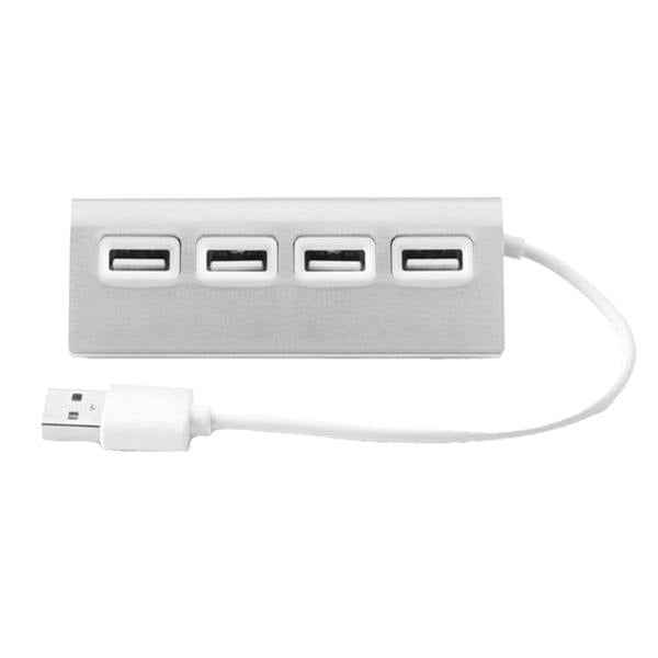MidOcean Aluhub 4 Charging Cable - Matt Silver - 