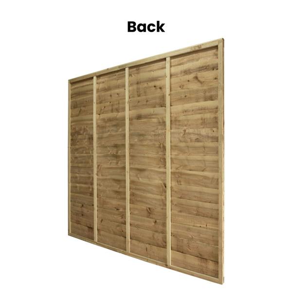 5 pack fence panel premier lap [w.6ft x h.2ft] 1