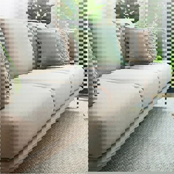 U182 Two Seater, Three Seater, Four Seater Corner Sofa, Off-White Cotton Linen-Weilai Concept-Weilai Concept