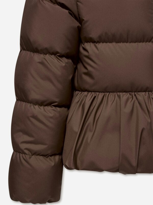 Moncler Enfant Girls Down Padded Elizaveta Jacket in Brown