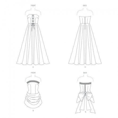 Vogue Sewing Pattern 1931, Dresses, Vintage Style for Women, B5 (8-10-12-14-16) - Advanced