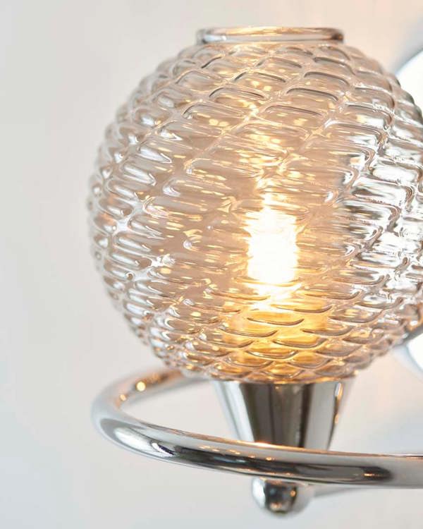 Pagazzi Lighting Twine Polished Chrome Wall Light