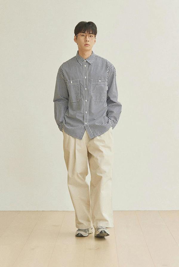 Kappy Design Two Tuck Wide CN Pants