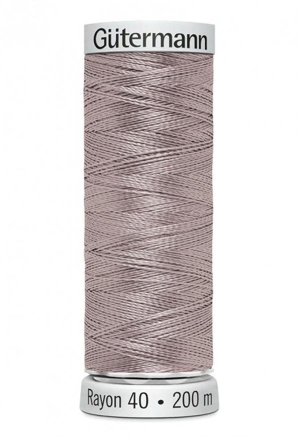 Gutermann No 40 Sulky Rayon Embroidery Thread 200m Rayon Thread Suitable For Embroidery
