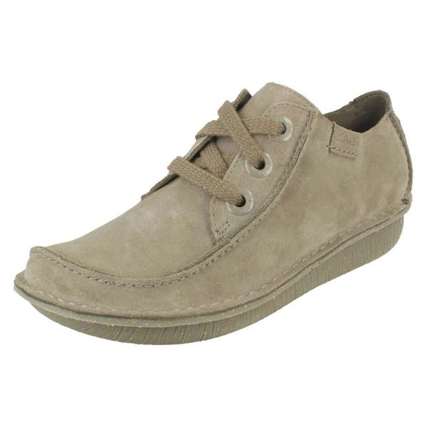 Clarks Ladies Clarks Comfortable Lace Up Flats Funny Dream