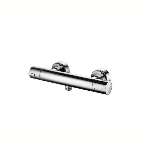 Flode Nybro Shower | RD Thermo Bar Valve & RD Slide Rail Kit | Chrome