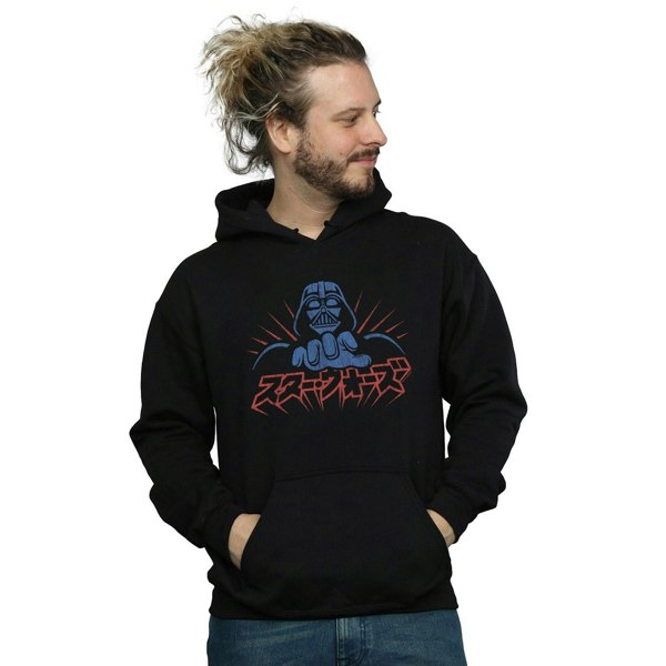 Star Wars Mens Kanji Darth Vader Hoodie - Black