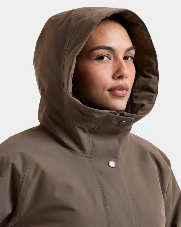 Didriksons Womens Alana Parka 2 - Mocha Brown F07