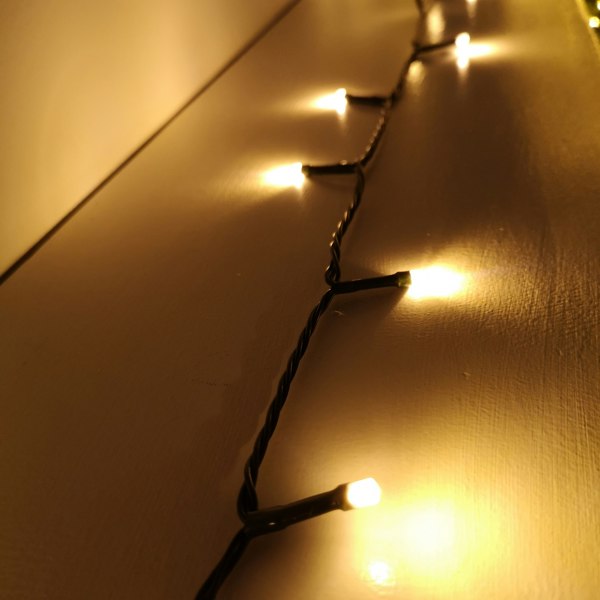 Samuel Alexander 360 LED 28.7m Premier SupaBrights Indoor Outdoor Christmas Multi Function Mains Operated String Lights with Timer in Vintage Gold