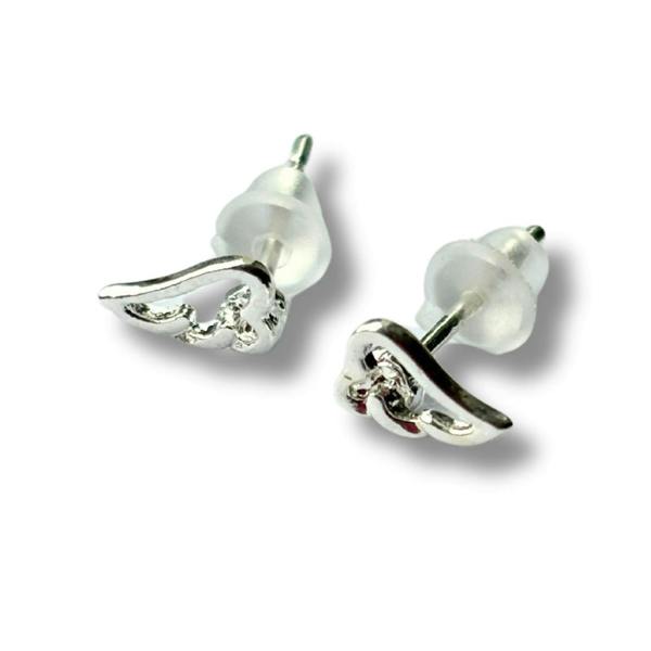 Aye Do Gifts Little Angel Wing Silver Stud Earrings
