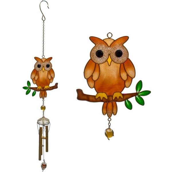 Serano Brown Owl Windchime