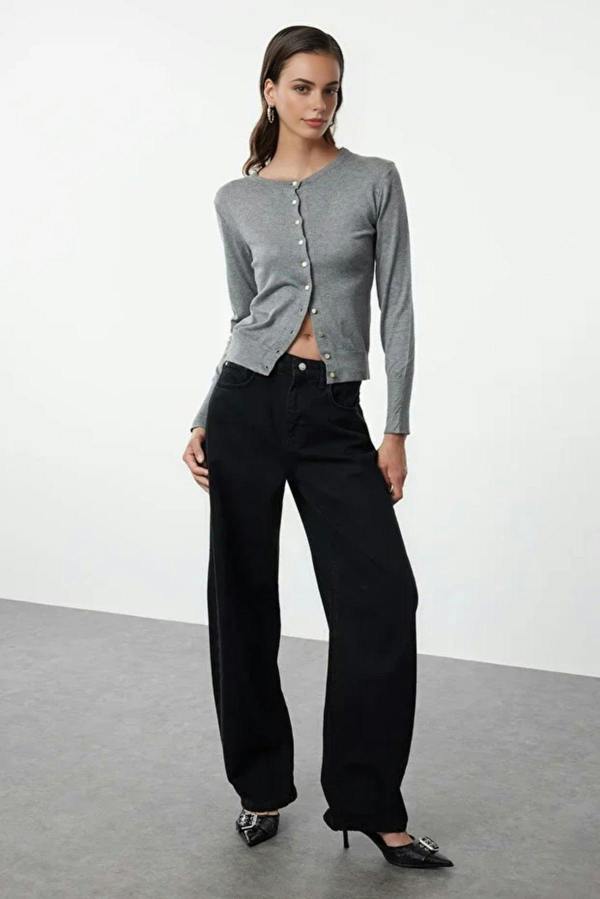 WOVCOR High Waist Baggy Jeans
