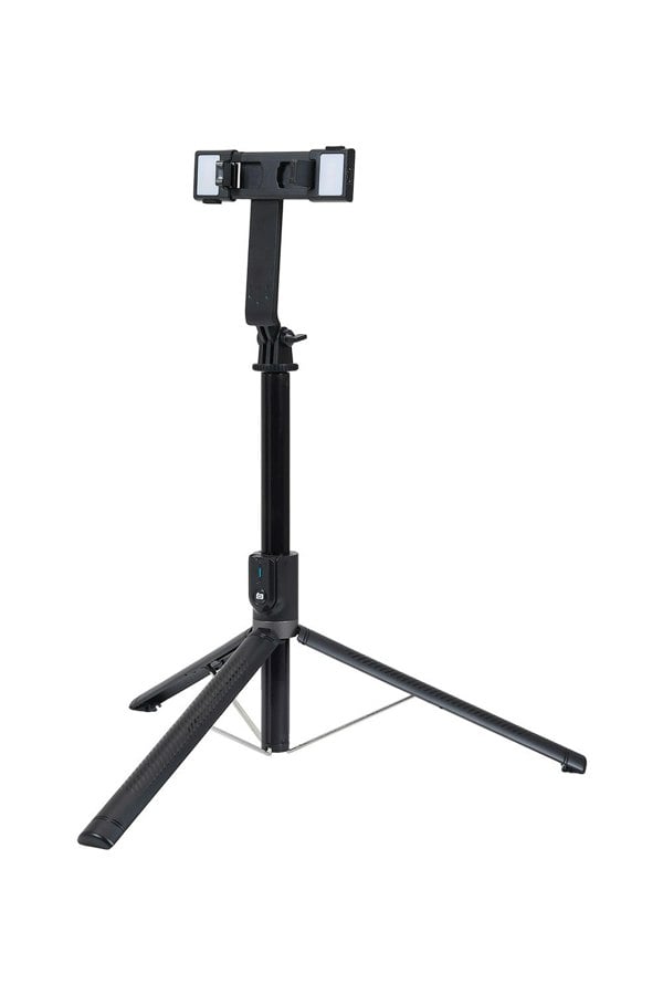 Living and Home Wireless Extendable Mobile Phone Selfie Stick Tripod with 2 Fill Lights