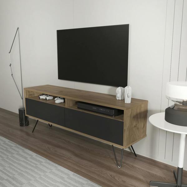 Decorotika Flay Modern Tv Stand TV Cabinet for TV's up to 65"