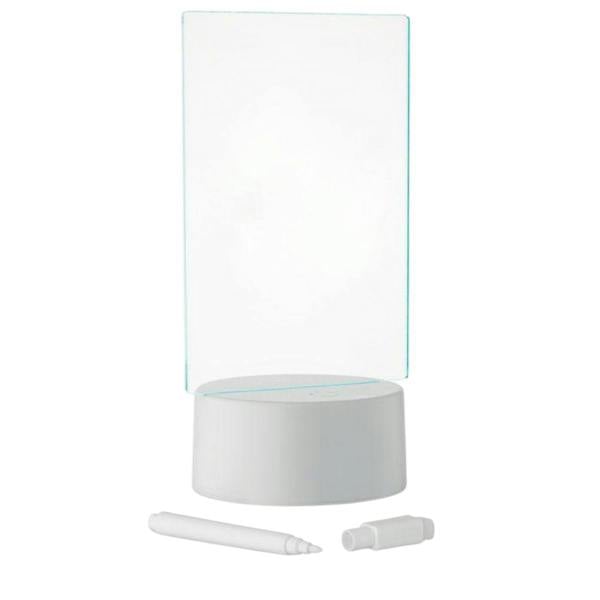 MidOcean LED Light Up Memo Board - White - 