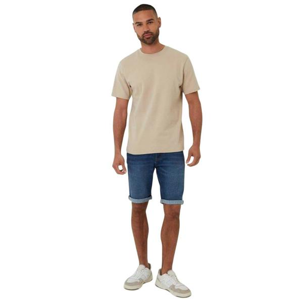 Threadbare Mens Ottoman T-Shirt - Stone - 