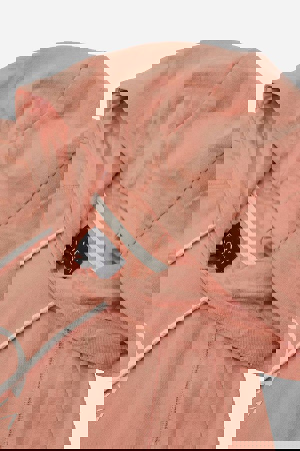 ENORSIA Raglan Sleeve Chest Print Hoodie