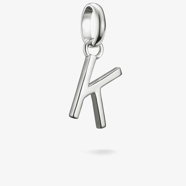 THOMAS SABO Charm Club Connect Silver Letter K Charm CC1217-001-21