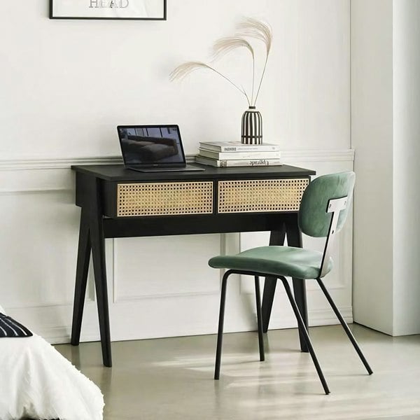 Lambeth Office Desk, Black - home office desks
